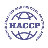 HACCP stamp - Hazard analysis and critical control points emblem